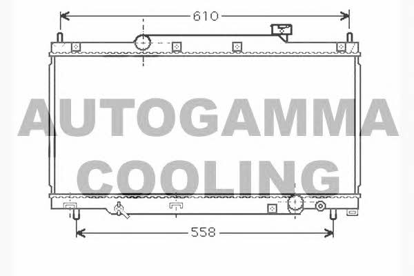 Autogamma 104319 Radiator, engine cooling 104319
