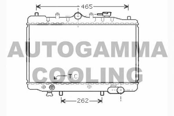 Autogamma 104320 Radiator, engine cooling 104320