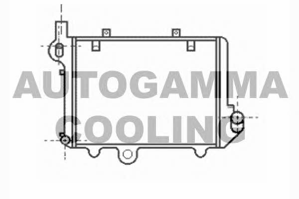 Autogamma 104356 Radiator, engine cooling 104356