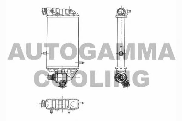 Autogamma 104360 Radiator, engine cooling 104360