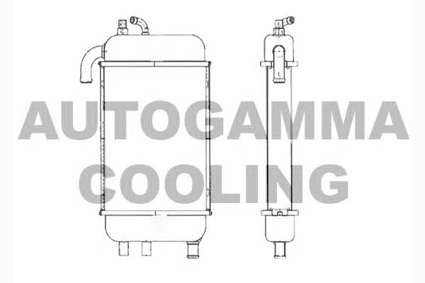 Autogamma 104362 Radiator, engine cooling 104362
