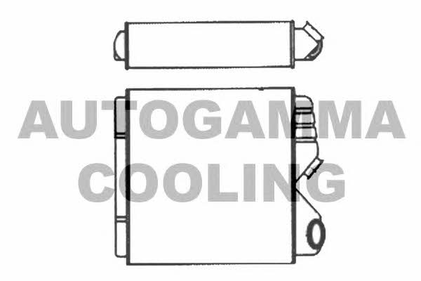 Autogamma 104409 Heat exchanger, interior heating 104409