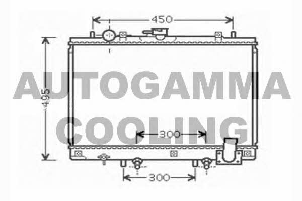 Autogamma 104420 Radiator, engine cooling 104420