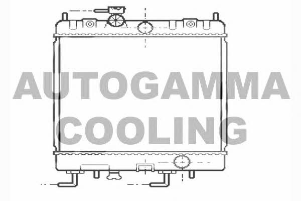 Autogamma 104421 Radiator, engine cooling 104421
