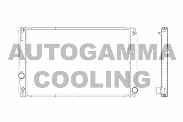 Autogamma 104428 Radiator, engine cooling 104428