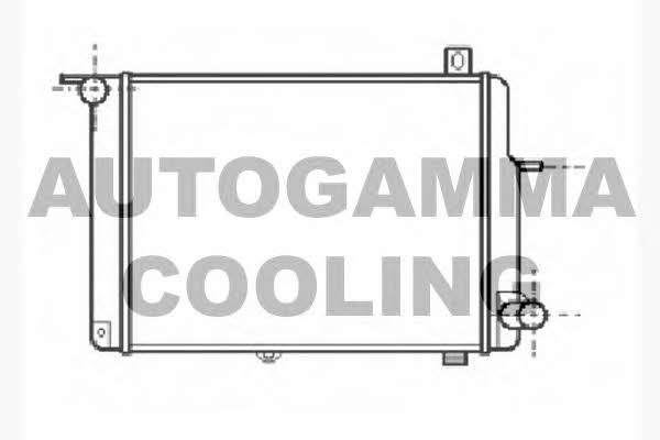 Autogamma 104507 Radiator, engine cooling 104507