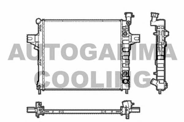 Autogamma 104519 Radiator, engine cooling 104519