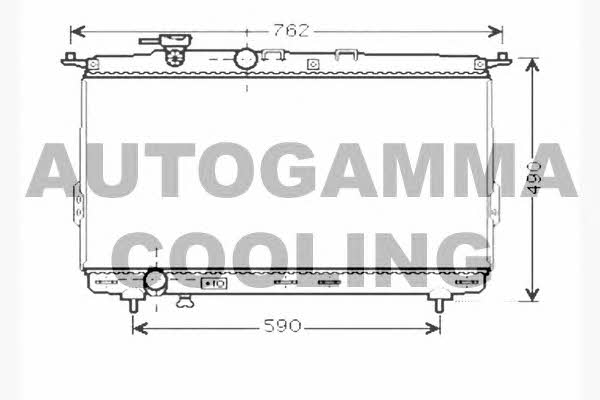 Autogamma 104520 Radiator, engine cooling 104520