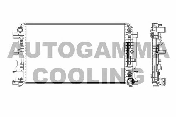 Autogamma 104533 Radiator, engine cooling 104533