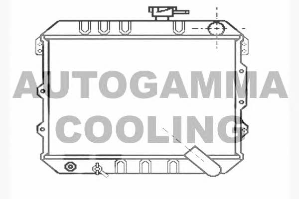 Autogamma 104547 Radiator, engine cooling 104547