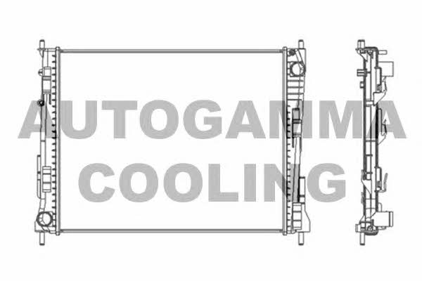 Autogamma 104561 Radiator, engine cooling 104561