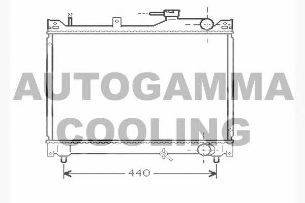 Autogamma 104565 Radiator, engine cooling 104565