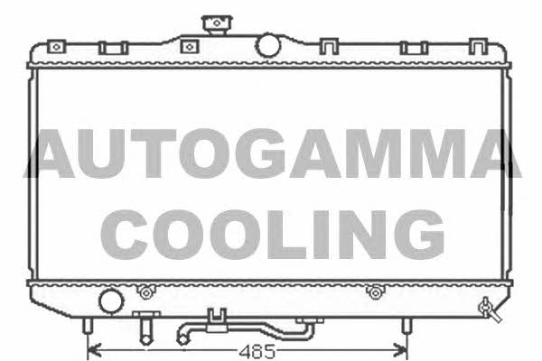 Autogamma 104568 Radiator, engine cooling 104568