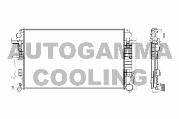 Autogamma 104572 Radiator, engine cooling 104572