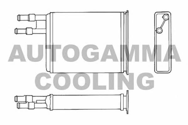 Autogamma 101763 Heat exchanger, interior heating 101763