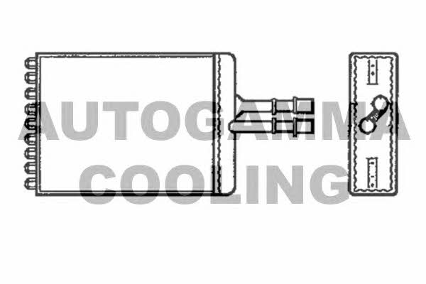 Autogamma 101772 Heat exchanger, interior heating 101772