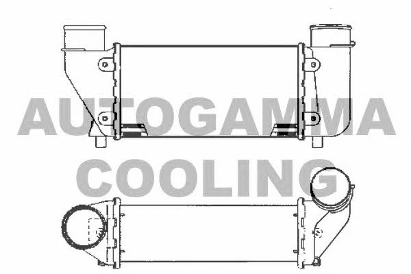 Autogamma 101898 Intercooler, charger 101898