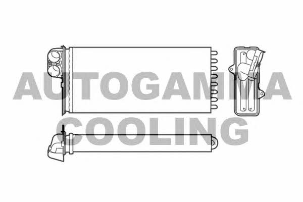 Autogamma 101975 Heat exchanger, interior heating 101975
