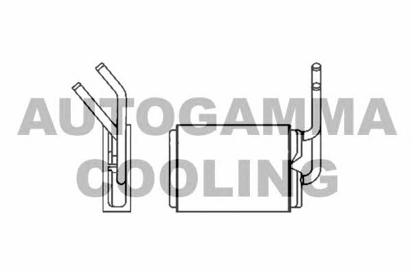 Autogamma 101978 Heat exchanger, interior heating 101978