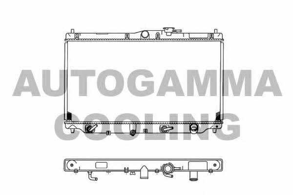 Autogamma 101993 Radiator, engine cooling 101993