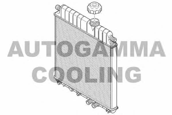 Autogamma 102021 Radiator, engine cooling 102021