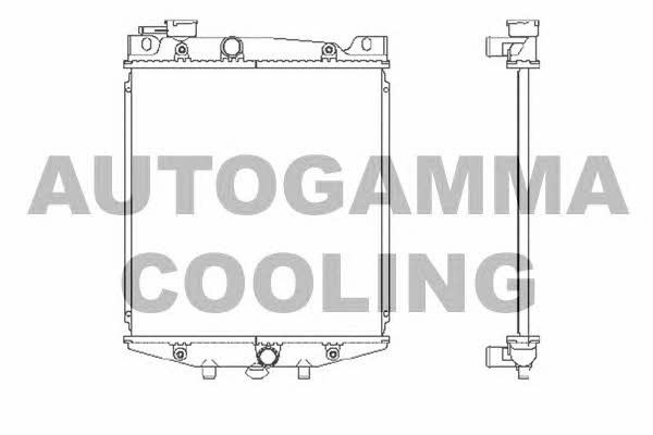 Autogamma 102048 Radiator, engine cooling 102048