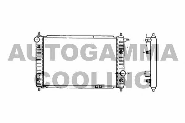 Autogamma 102052 Radiator, engine cooling 102052