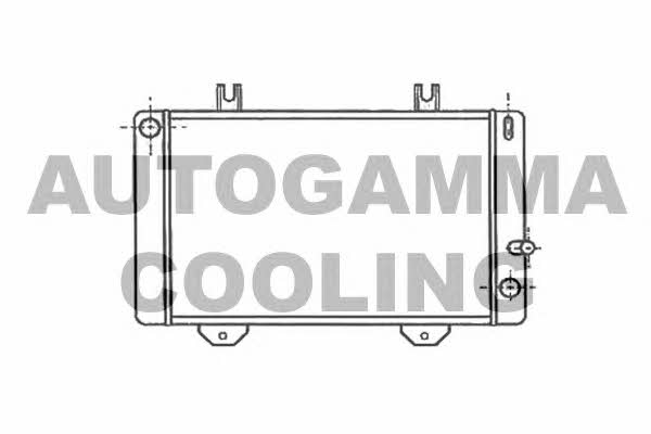 Autogamma 102084 Radiator, engine cooling 102084