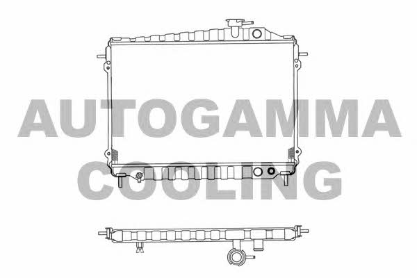 Autogamma 102101 Radiator, engine cooling 102101