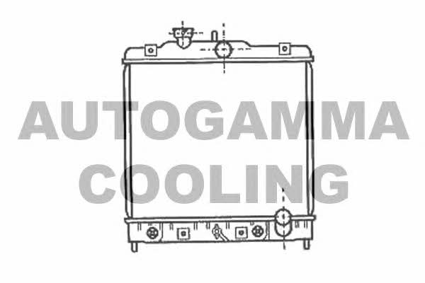 Autogamma 102107 Radiator, engine cooling 102107