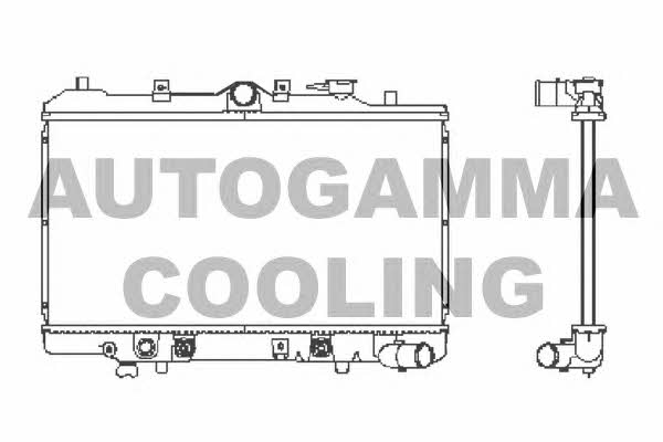 Autogamma 102136 Radiator, engine cooling 102136
