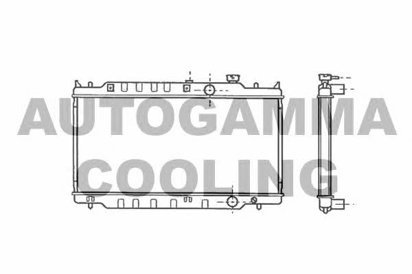 Autogamma 102139 Radiator, engine cooling 102139
