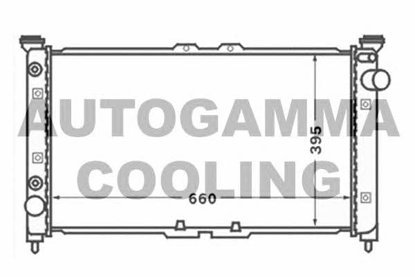 Autogamma 102145 Radiator, engine cooling 102145