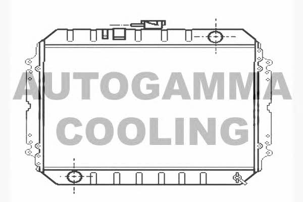 Autogamma 104696 Radiator, engine cooling 104696