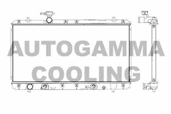 Autogamma 104711 Radiator, engine cooling 104711