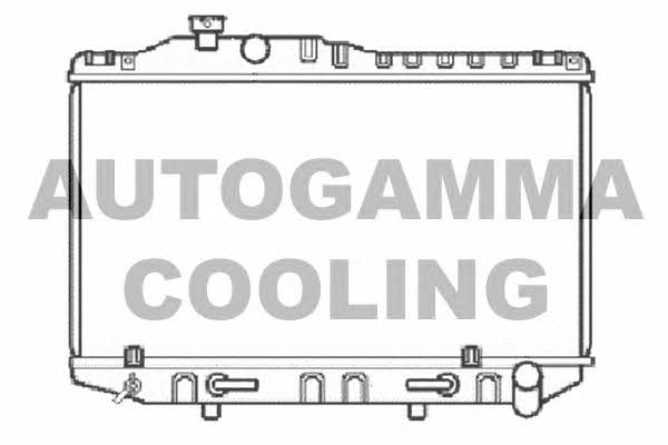 Autogamma 104725 Radiator, engine cooling 104725