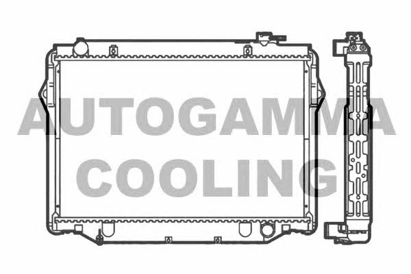 Autogamma 104736 Radiator, engine cooling 104736