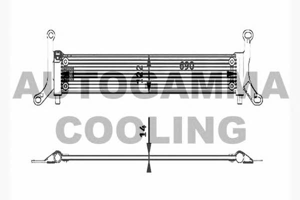 Autogamma 104750 Radiator, engine cooling 104750