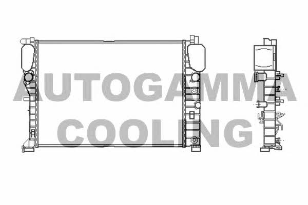 Autogamma 104801 Radiator, engine cooling 104801