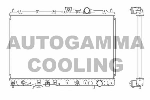 Autogamma 102175 Radiator, engine cooling 102175