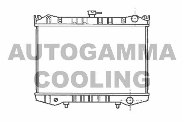 Autogamma 102186 Radiator, engine cooling 102186