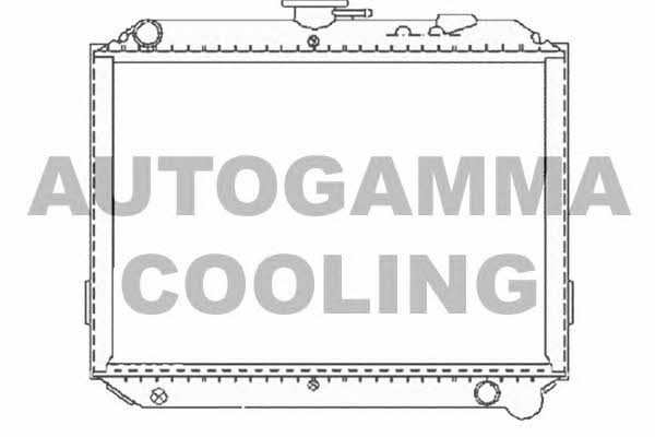 Autogamma 102216 Radiator, engine cooling 102216