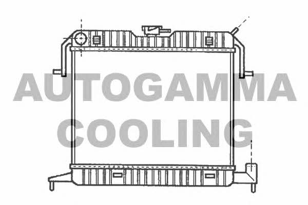 Autogamma 102233 Radiator, engine cooling 102233