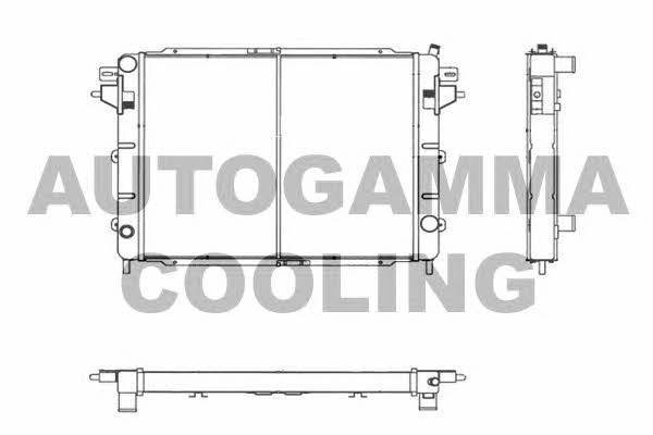 Autogamma 102237 Radiator, engine cooling 102237
