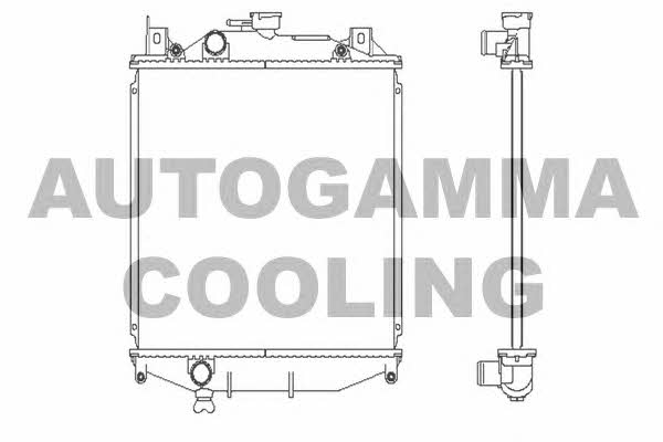 Autogamma 102335 Radiator, engine cooling 102335