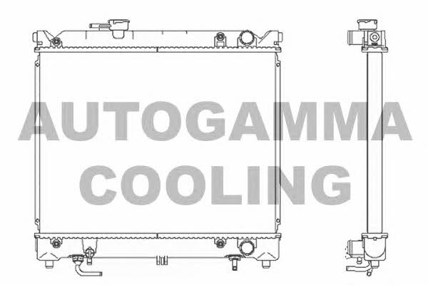 Autogamma 102342 Radiator, engine cooling 102342
