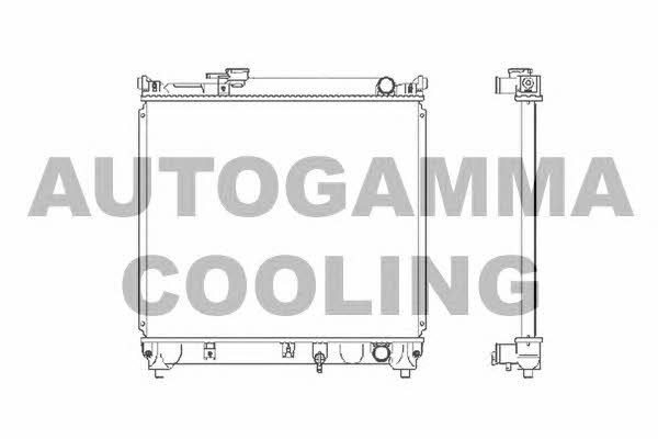 Autogamma 102343 Radiator, engine cooling 102343
