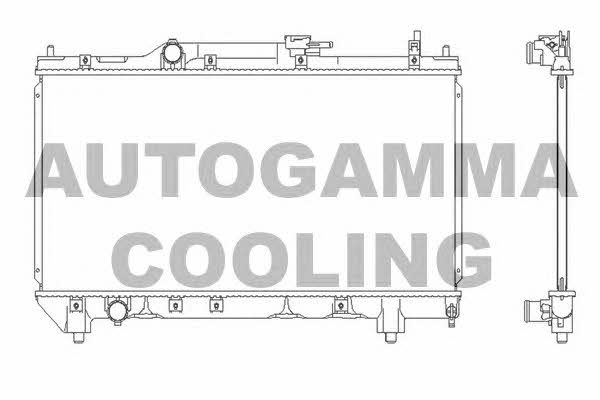 Autogamma 102347 Radiator, engine cooling 102347