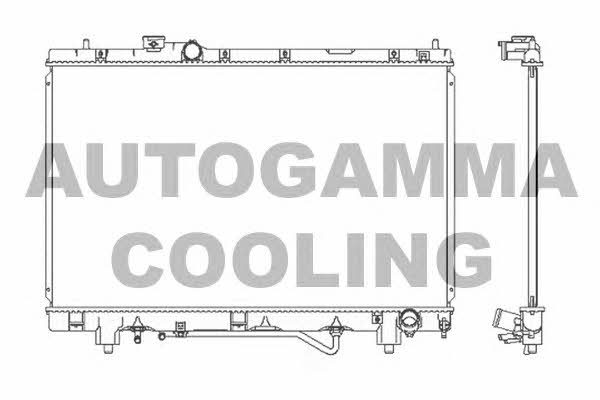 Autogamma 102372 Radiator, engine cooling 102372