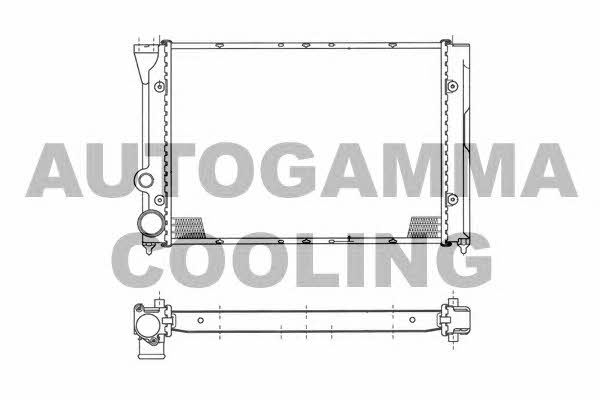 Autogamma 102379 Radiator, engine cooling 102379